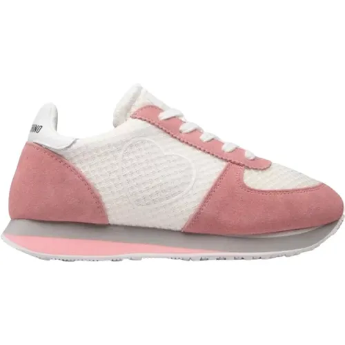 Low-Top Sneakers , female, Sizes: 3 UK, 6 UK, 5 UK, 7 UK, 4 UK - Love Moschino - Modalova