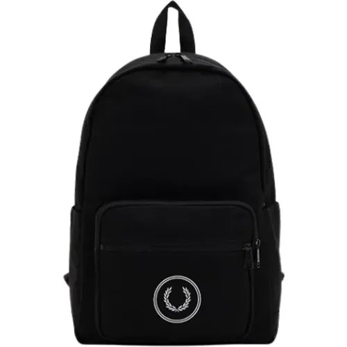 Textured Piquet Backpack , unisex, Sizes: ONE SIZE - Fred Perry - Modalova