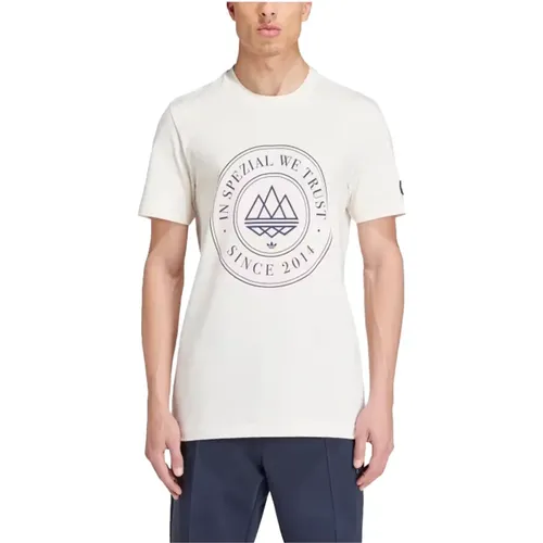 Mod Trefoil 10 Spzl T-Shirt , Herren, Größe: M - Adidas - Modalova