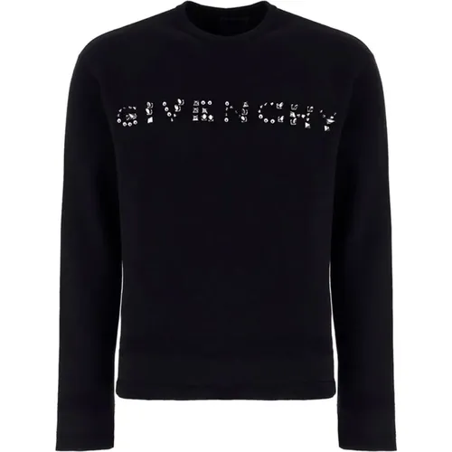 Klassischer Schwarzer Logo Pullover für Männer - Givenchy - Modalova