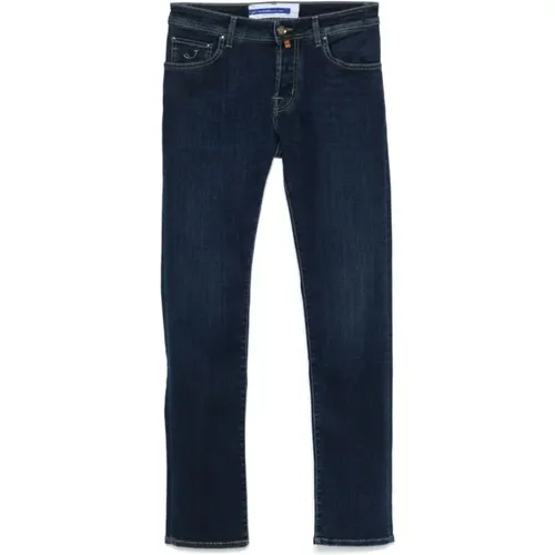 Denim Trousers Nick Style , male, Sizes: W33, W34, W38, W40, W35 - Jacob Cohën - Modalova