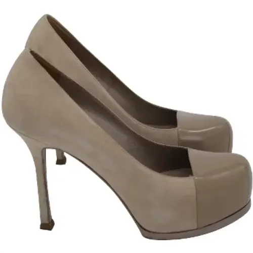 Pre-owned Wildleder heels , Damen, Größe: 35 EU - Yves Saint Laurent Vintage - Modalova