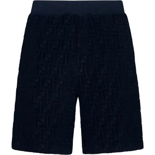 Blaue Shorts Fendi - Fendi - Modalova