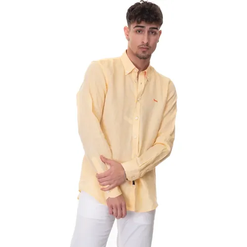 Casual Button-Down Shirt , male, Sizes: XL, 4XL, 2XL, 3XL - Harmont & Blaine - Modalova