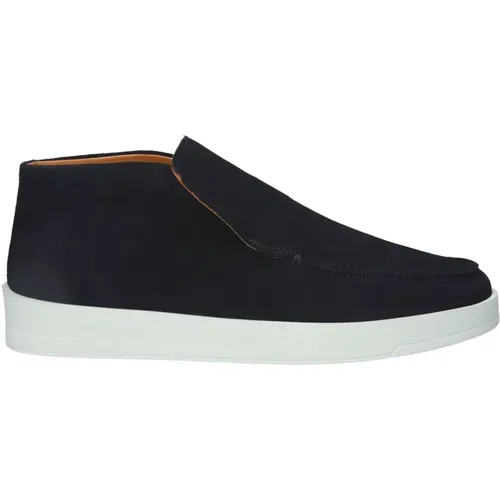 Navy Slip-ons Stilvolle Schuhe - Blackstone - Modalova