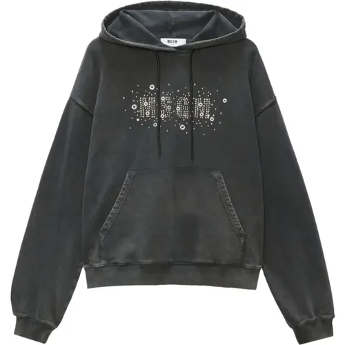 Schwarze Pullover Kollektion MSGM - MSGM - Modalova