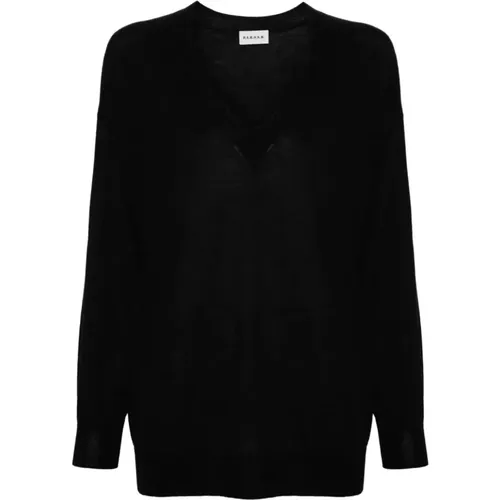 Schwarzes Maglia Shirt , Damen, Größe: S - P.a.r.o.s.h. - Modalova
