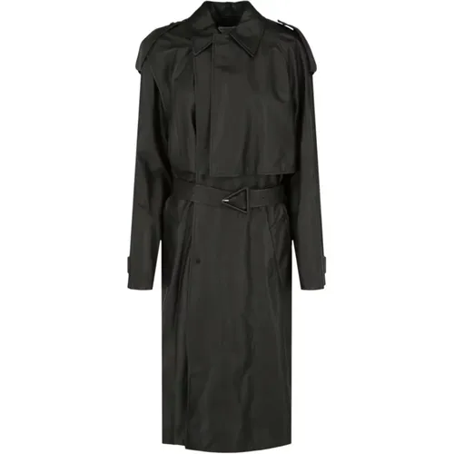 Leather Trench Coat , male, Sizes: M - Bottega Veneta - Modalova