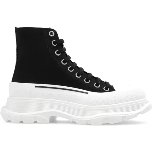 High-top sneakers , female, Sizes: 6 1/2 UK - alexander mcqueen - Modalova