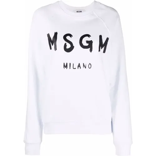 C Sweatshirt,Casual Sweatshirt mit 12C Design - MSGM - Modalova