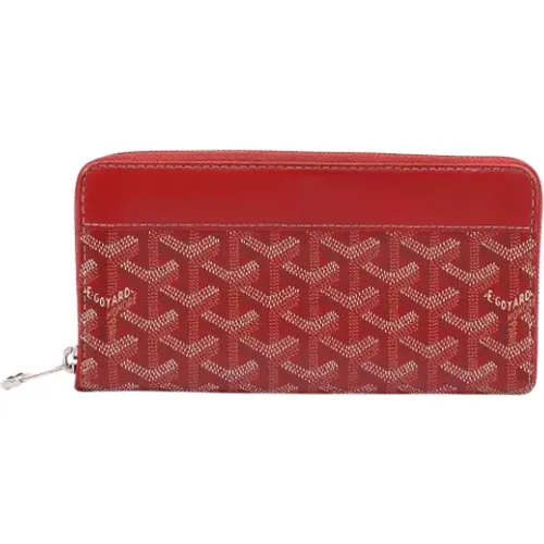 Pre-owned Coated canvas wallets , female, Sizes: ONE SIZE - Goyard Vintage - Modalova