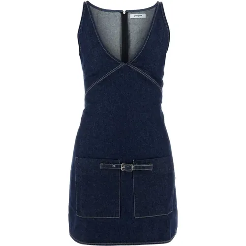 Weiße Denim Mini Kleid Gimaguas - Gimaguas - Modalova