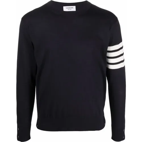 Bar Merino Wool Sweater , male, Sizes: 2XL, XL, L, M - Thom Browne - Modalova