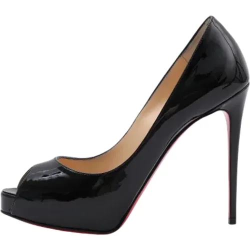 Pre-owned Leather heels , female, Sizes: 4 1/2 UK - Christian Louboutin Pre-owned - Modalova