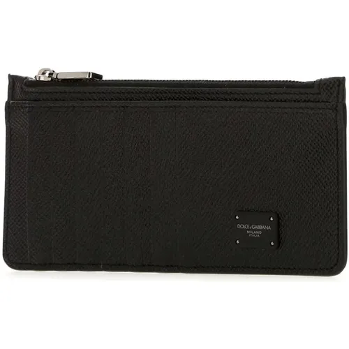 Stilvolle Kartenhalter Brieftasche , Herren, Größe: ONE Size - Dolce & Gabbana - Modalova