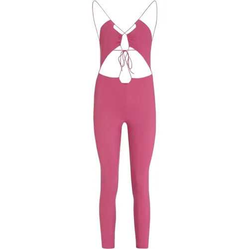 Jersey Jumpsuit mit Ausschnitten - AMAZUIN - Modalova