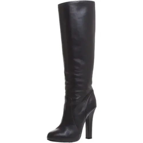 Pre-owned Leather boots , female, Sizes: 3 UK - Dolce & Gabbana Pre-owned - Modalova