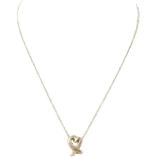 Pre-owned Metal necklaces , female, Sizes: ONE SIZE - Tiffany & Co. Pre-owned - Modalova