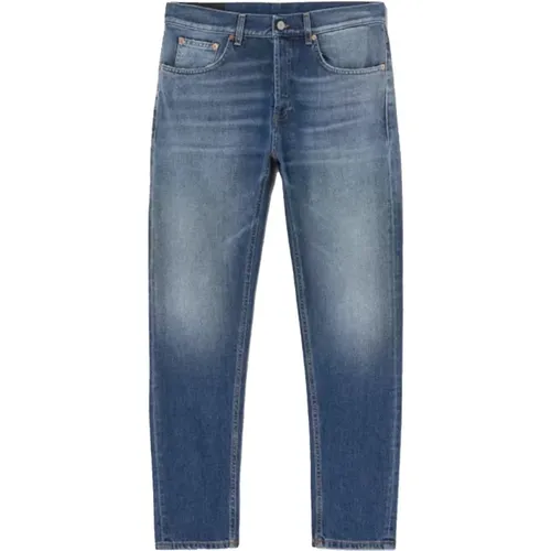 Stylish Slim-fit Carrot Jeans for Men , male, Sizes: W34, W31, W33, W30, W35 - Dondup - Modalova