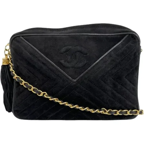 Pre-owned Suede shoulder-bags , female, Sizes: ONE SIZE - Chanel Vintage - Modalova