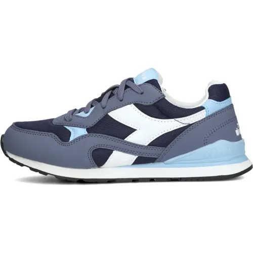 Jungen Freizeit Sneakers Blau Weiß Grau - Diadora - Modalova