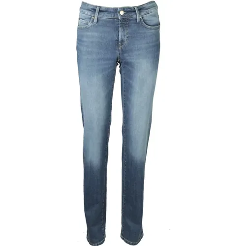 Classic Slim-Fit Denim Jeans , female, Sizes: M - CAMBIO - Modalova