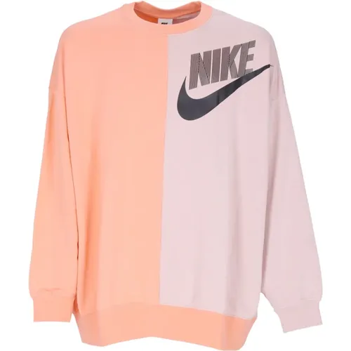 Crewneck Sweatshirt Leichte Sportbekleidung Fleece , Damen, Größe: M - Nike - Modalova