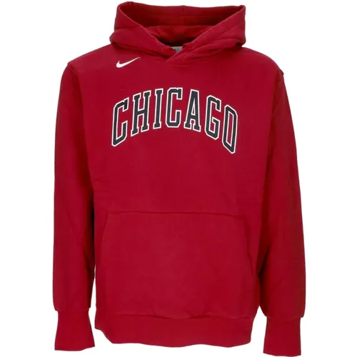 Chicago Bulls Hoodie Essential Fleece , male, Sizes: XL, L - Nike - Modalova