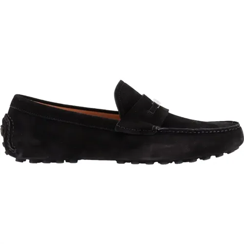 Grenoble Wildleder-Loafer für Herren , Herren, Größe: 40 1/2 EU - Salvatore Ferragamo - Modalova