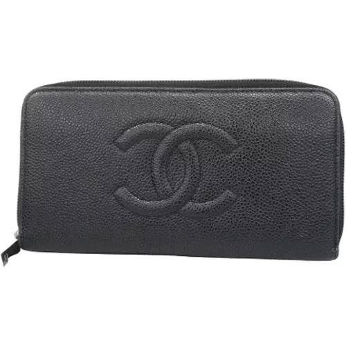 Pre-owned Leather wallets , female, Sizes: ONE SIZE - Chanel Vintage - Modalova