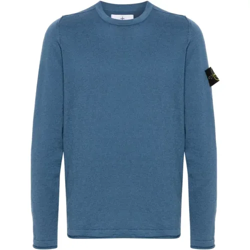 Knit Jumper with Compass Badge , male, Sizes: 2XL - Stone Island - Modalova