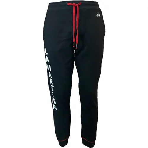 Brushed Fleece Joggers , male, Sizes: S, M, XL - LA MARTINA - Modalova