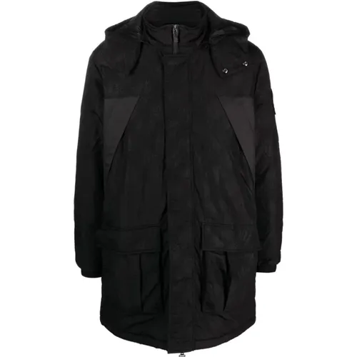 Caban coat , male, Sizes: M, L - Emporio Armani EA7 - Modalova