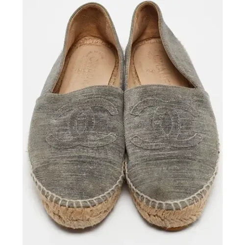 Pre-owned Suede espadrilles , female, Sizes: 5 UK - Chanel Vintage - Modalova