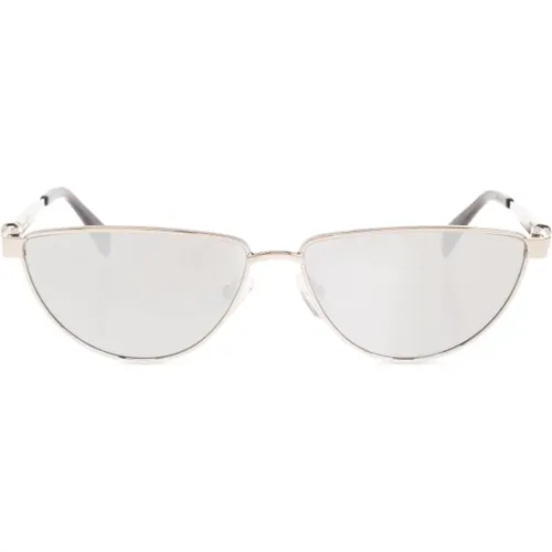 Sonnenbrille mit Totenkopf-Detail , Damen, Größe: ONE Size - alexander mcqueen - Modalova