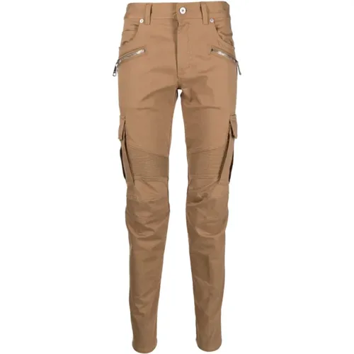 Trousers , male, Sizes: W29, W32, W33, W31 - Balmain - Modalova