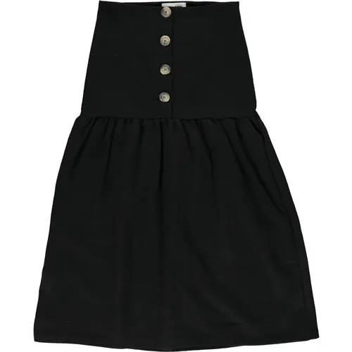 Wool Skirt with Buttons and Ruffles , female, Sizes: M - Rita Row - Modalova