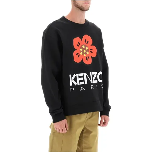 Floral Print Sweatshirt , male, Sizes: M - Kenzo - Modalova