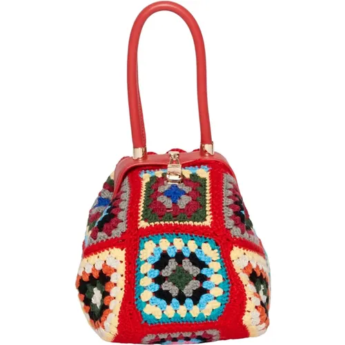 Women`s Bags Handbag Rosso Noos , female, Sizes: ONE SIZE - La Milanesa - Modalova