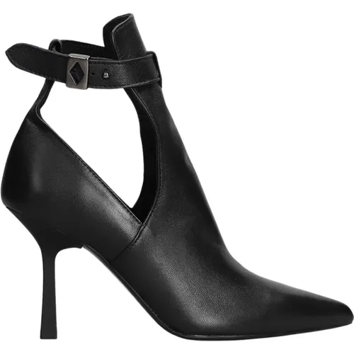 Pointed Strap Ankle Boot , female, Sizes: 8 UK, 7 UK, 3 UK - Gisel Moire - Modalova
