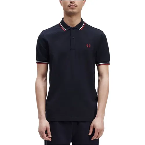 Klassisches Polo-Shirt für Männer , Herren, Größe: M - Fred Perry - Modalova