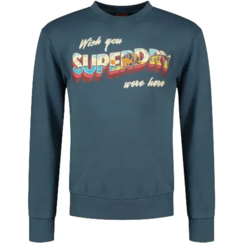 Travel Postcard Grafik Sweatshirt - Superdry - Modalova