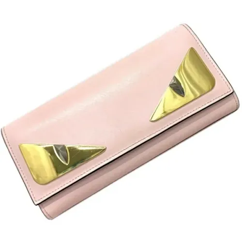 Pre-owned Leather Wallet , female, Sizes: ONE SIZE - Fendi Vintage - Modalova