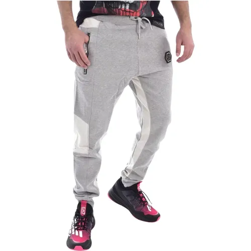 Baumwoll-Sport-Hose - Grau - Philipp Plein - Modalova