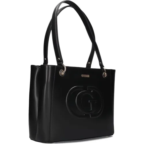 Elegante Schwarze Schultertasche Mietta_ , Damen, Größe: ONE Size - Guess - Modalova