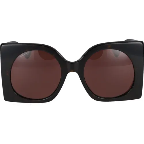 Stylische Sonnenbrille Gg1254S , Damen, Größe: 55 MM - Gucci - Modalova