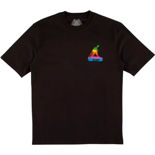 Limitierte Auflage Regenbogen Logo T-shirt , Herren, Größe: M - Palace - Modalova