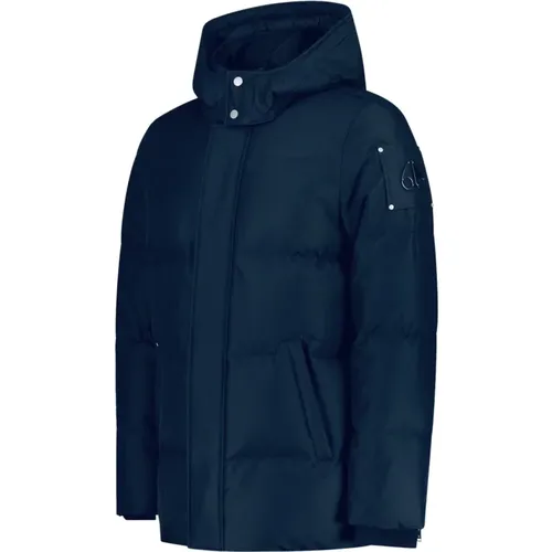 Men`s Cloud 3Q Navy Jacket , male, Sizes: 2XL - Moose Knuckles - Modalova