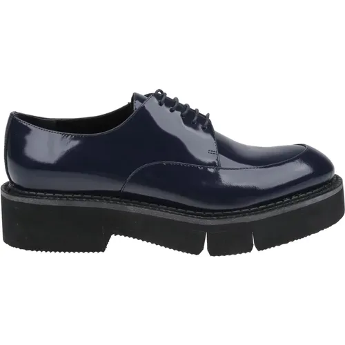 Blaue Lackleder Blutcher Schuhe - Clergerie - Modalova