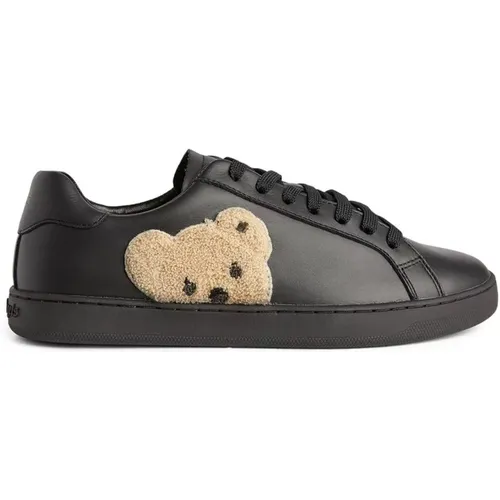 Teddy Bear Leather Sneaker , female, Sizes: 4 UK - Palm Angels - Modalova